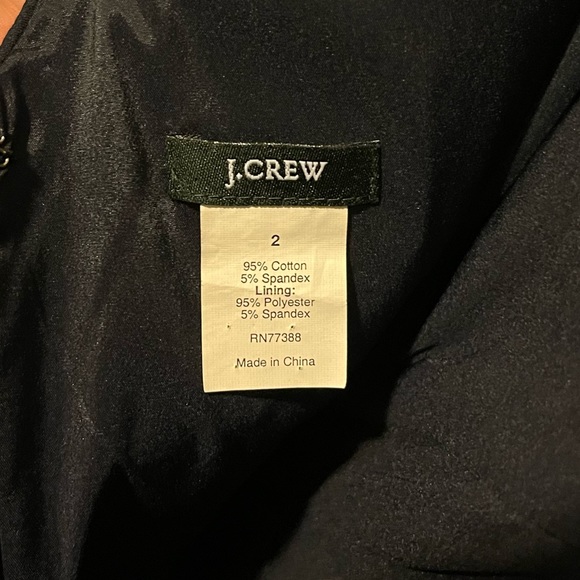 J. Crew Navy V-Neck Sleeveless Dress Size 2 - Picture 5 of 9